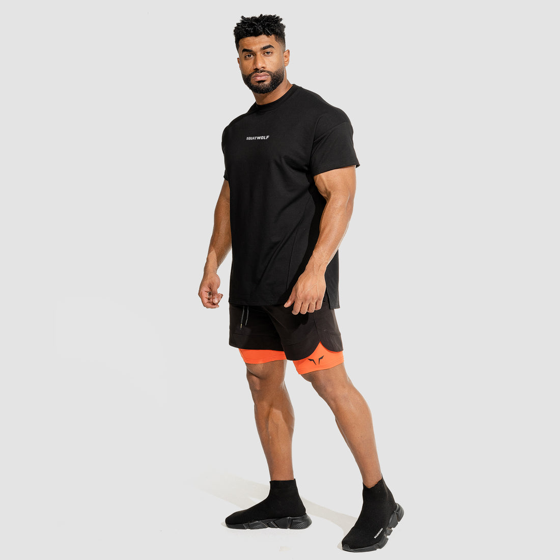 Bodybuilding Tee & Limitless 2in1 short
