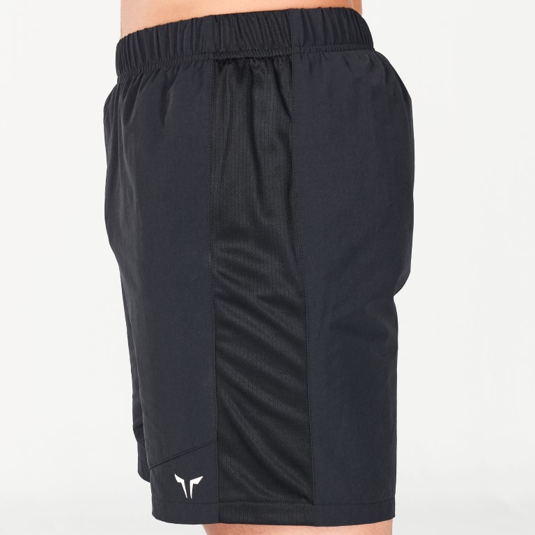 STATEMENT QUICK-DRY SHORTS - BLACK