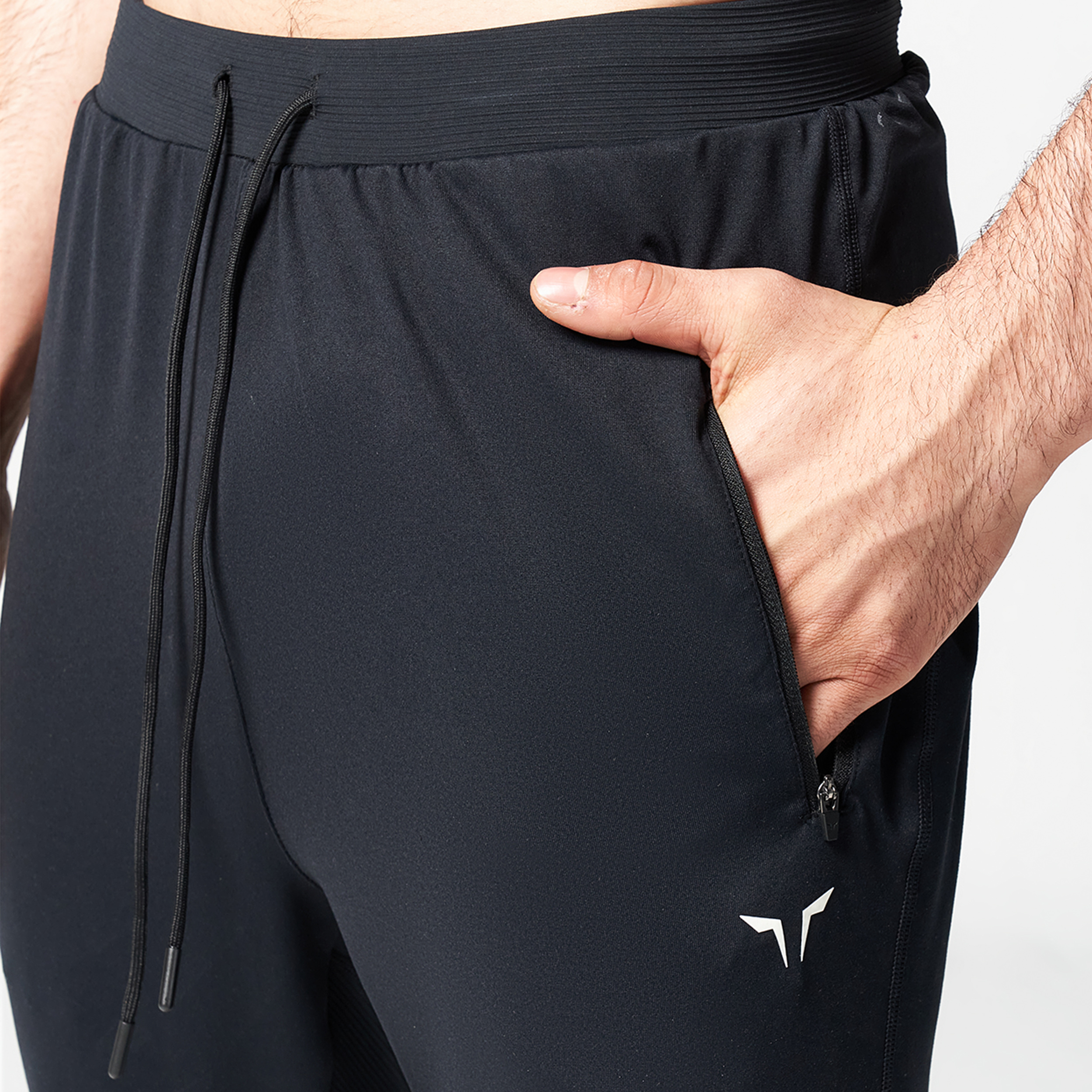 STATEMENT RIBBED JOGGERS REIMAGINED - BLACK