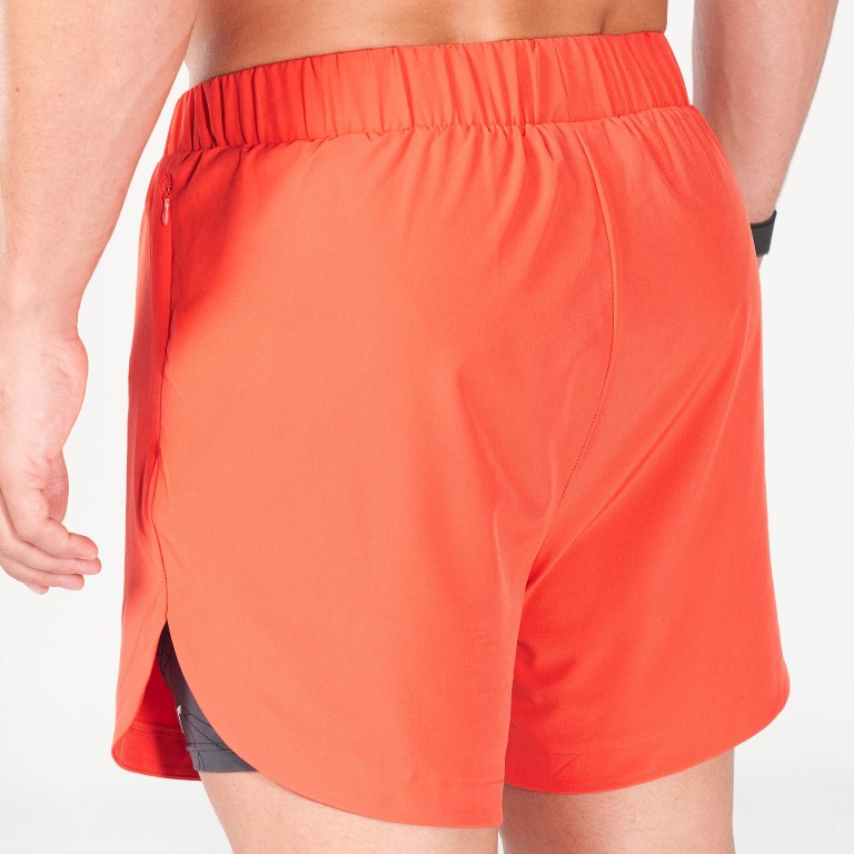 LIMITLESS 2-IN-1 5'' SHORTS - PAPRIKA