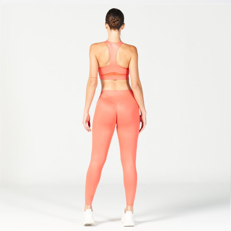 Glaze Leggings - Hot coral