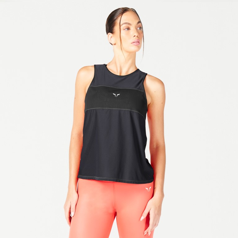 Mesh Reversible Tank - Black
