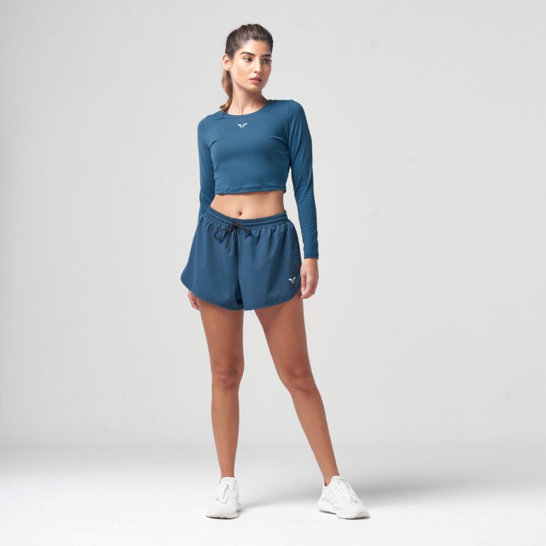 ESSENTIAL RUNNING SHORTS - TEAL